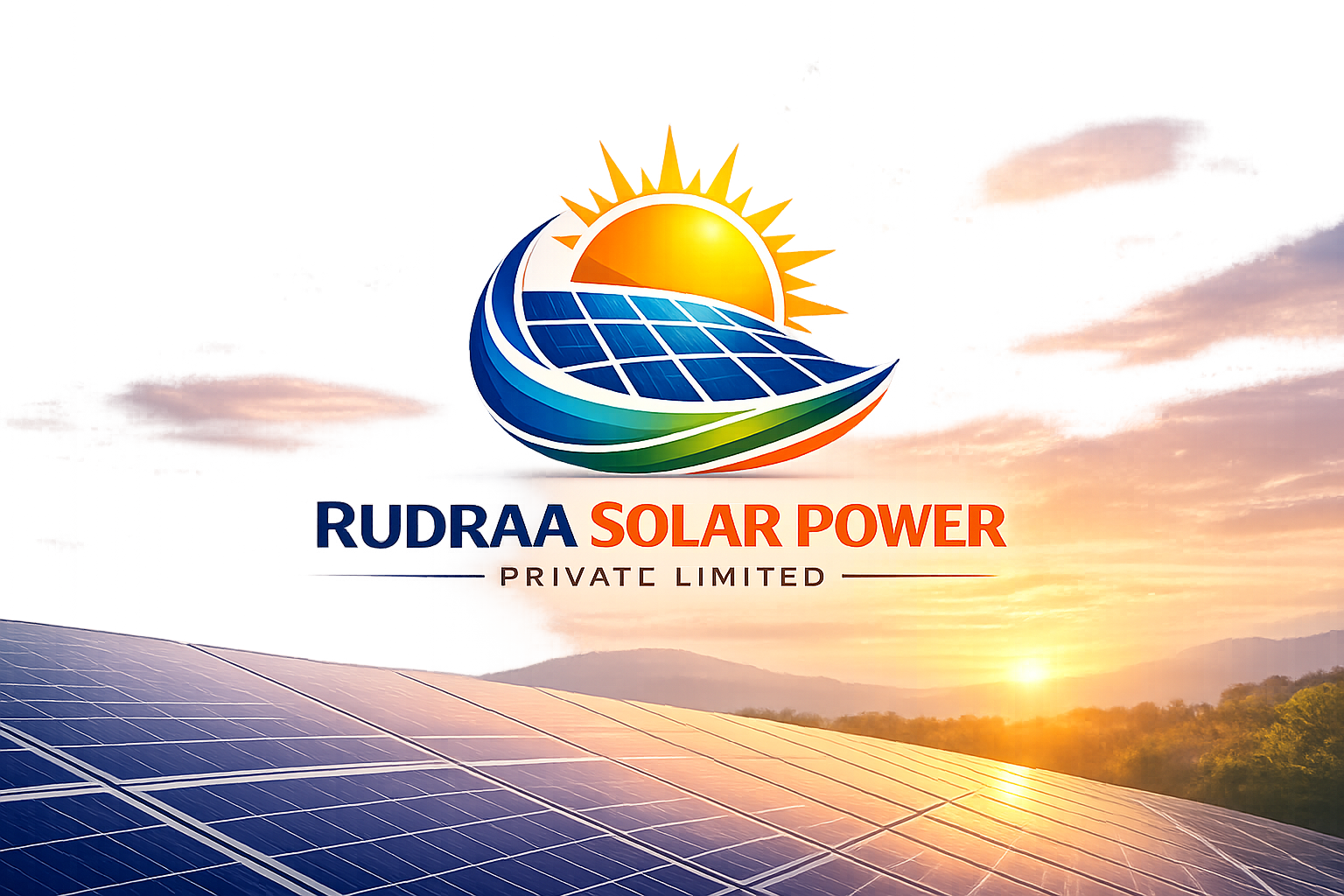 Rudraa Solar Power Logo